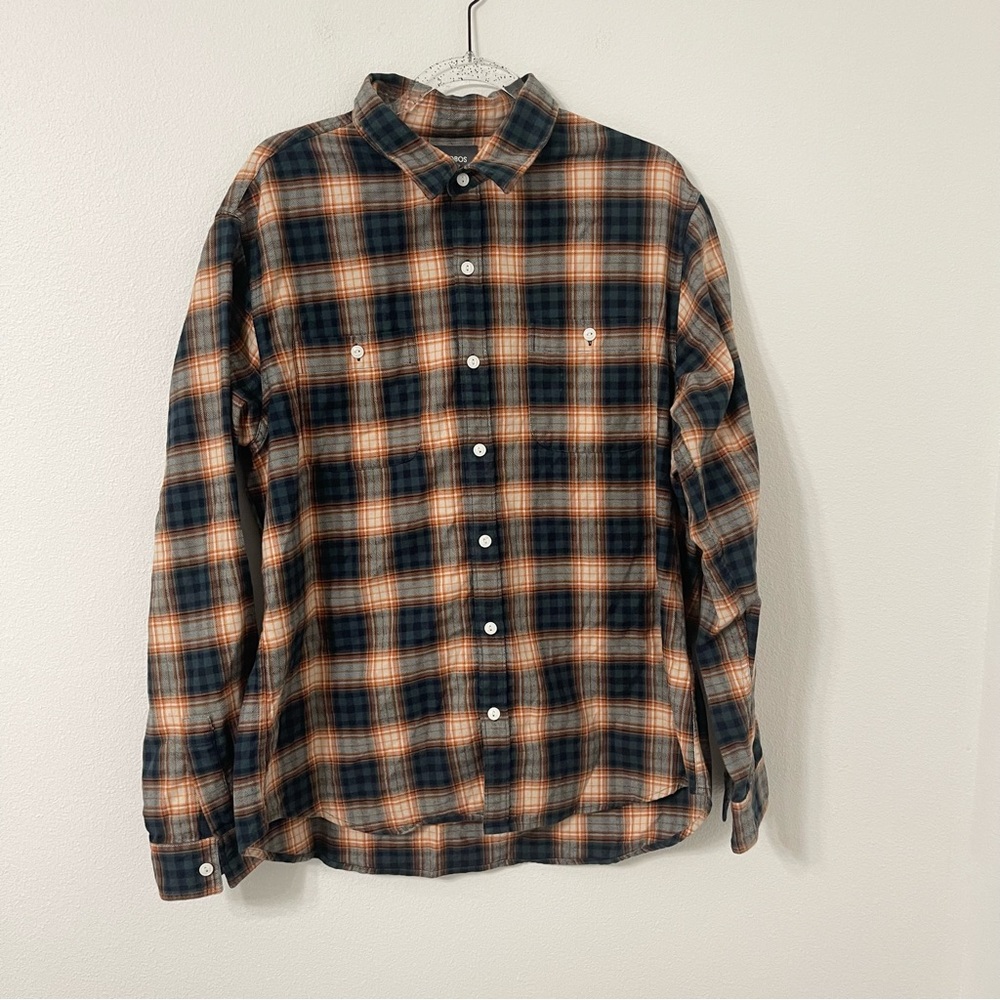 BONOBOS Men’s Plaid Long Sleeve Shirt Jacket. Size XXL Slim Fit